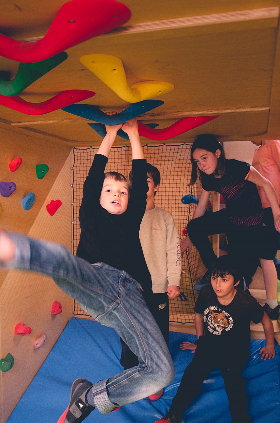 Les cabanes perchées, un parcours pour les petits acrobates !