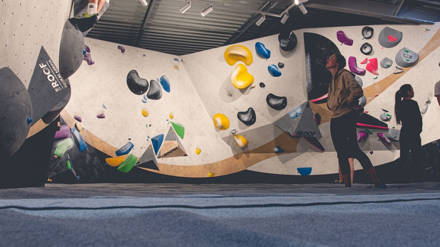 600m² de surfaces grimpables